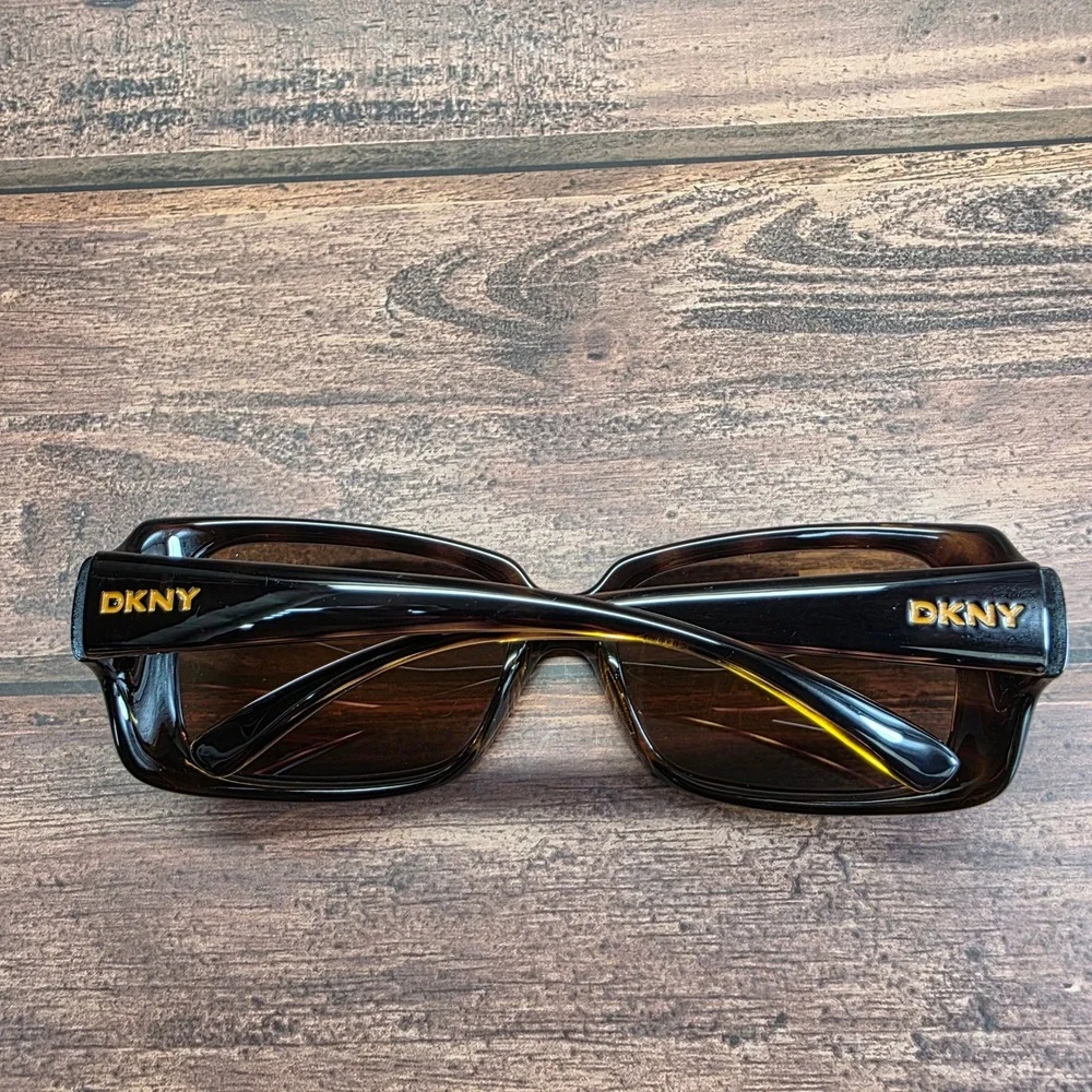 DKNY Sunglasses Womens Tortoise Brown Rectangular DY4052 3016/13 57 17 125 3N
